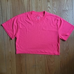 Rare neon magenta xKarla cotton crop tee
